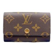 Pre-owned Canvas key-holders Louis Vuitton Vintage , Brown , Dames