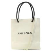 Pre-owned Fabric balenciaga-bags Balenciaga Vintage , Beige , Dames