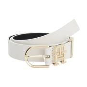 Luxe Damesriem 3.0 Rev Tommy Hilfiger , Beige , Dames