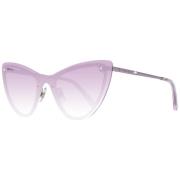 Roze Metalen Dames Zonnebril Swarovski , Purple , Dames