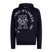 Heren Monogram Ink Roundel Sweatshirt Tommy Hilfiger , Blue , Heren