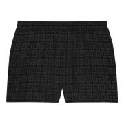 Korte shorts met all-over 4G-patroon Givenchy , Black , Dames