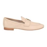 Leren Loafer Sandaal Tory Burch , Beige , Dames