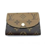 Pre-owned Canvas wallets Louis Vuitton Vintage , Brown , Dames