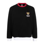 Heren Teddy Bear Sweatshirt Moschino , Black , Heren