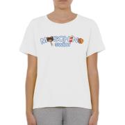 Dames Underbear Toy T-Shirt Moschino , White , Dames