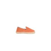 Suède Espadrilles met 2cm zool Manebí , Orange , Dames