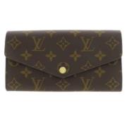 Pre-owned Canvas wallets Louis Vuitton Vintage , Brown , Dames