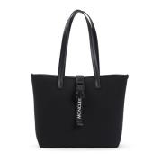 Zwarte Trick Tote Tas Moncler , Black , Dames