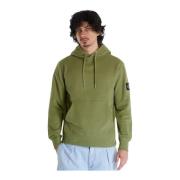 Groene hoodie met logopatch Calvin Klein , Green , Heren