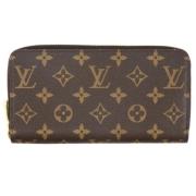 Pre-owned Canvas wallets Louis Vuitton Vintage , Brown , Dames