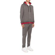 Geborduurd Trainingspak Steengrijs Kiton , Gray , Heren