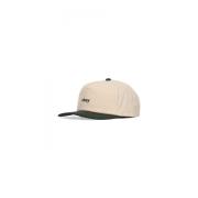 Gebogen klep cap 5 panel snapback Obey , Beige , Heren