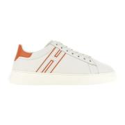 Witte Platte Schoenen Hogan , White , Heren