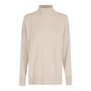 Stijlvolle Dolcevita met Splitten Roberto Collina , Beige , Dames