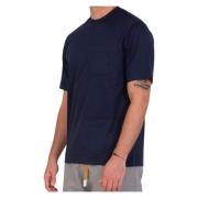 Zak T-shirt in Filo Scozia Stof Circolo 1901 , Blue , Heren