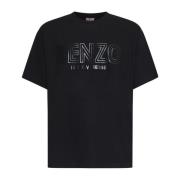 Zwarte T-shirts en Polos Kenzo , Black , Heren