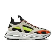 Multicolor Heren Sneakers 100%Pl Materiaal Emporio Armani EA7 , Multic...