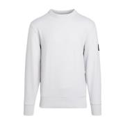 Logo Patch Sweatshirt Calvin Klein , Gray , Heren