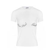 Katoenen Baby Tee-Shirt met Stijl Jean Paul Gaultier , White , Dames