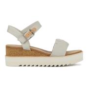 Sandalen Gebroken Toms , White , Dames