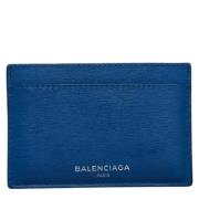 Pre-owned Leather wallets Balenciaga Vintage , Blue , Dames