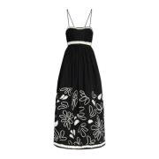 Jurk met bandjes Ulla Johnson , Black , Dames