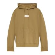 Sweatshirt met logo MM6 Maison Margiela , Beige , Heren