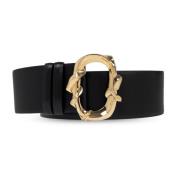 Leren riem Alexander McQueen , Black , Dames