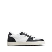 Zwarte Sneakers Kleurblok Panel Ontwerp Tod's , Black , Heren