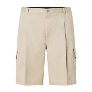 Katoenen Cargo Shorts voor Mannen Calvin Klein , Beige , Heren