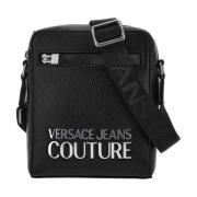 Stijlvolle Tassen Collectie Versace Jeans Couture , Black , Heren