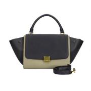 Pre-owned Leather celine-bags Celine Vintage , Black , Dames