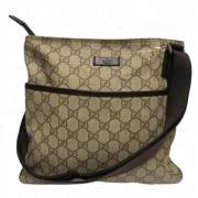 Pre-owned Fabric gucci-bags Gucci Vintage , Beige , Dames