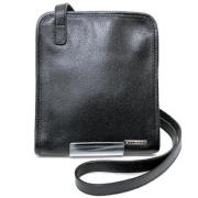 Pre-owned Leather shoulder-bags Bvlgari Vintage , Black , Dames