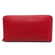 Pre-owned Leather wallets Celine Vintage , Red , Dames