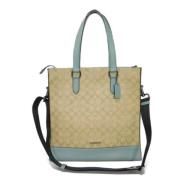 Pre-owned Canvas totes Coach Pre-owned , Beige , Dames