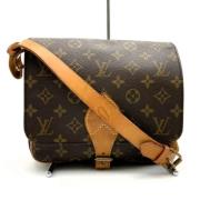 Pre-owned Canvas shoulder-bags Louis Vuitton Vintage , Brown , Dames