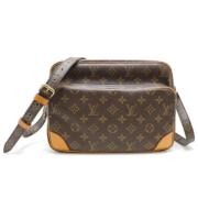 Pre-owned Canvas shoulder-bags Louis Vuitton Vintage , Brown , Dames