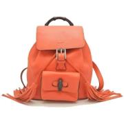 Pre-owned Fabric gucci-bags Gucci Vintage , Orange , Dames