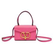Pre-owned Leather handbags Valentino Vintage , Pink , Dames