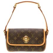 Pre-owned Canvas shoulder-bags Louis Vuitton Vintage , Brown , Dames