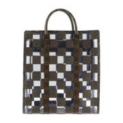 Pre-owned Canvas totes Louis Vuitton Vintage , Brown , Dames