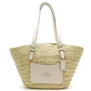 Pre-owned Fabric totes Coach Pre-owned , Beige , Dames