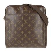 Pre-owned Canvas shoulder-bags Louis Vuitton Vintage , Brown , Dames