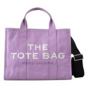 Canvas Tote Tas met Ritssluiting Marc Jacobs , Purple , Dames