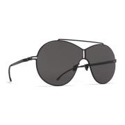 Zwarte Gepolariseerde Zonnebril Studio 12.5 Mykita , Black , Unisex