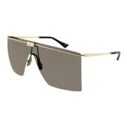 Goud/Bruin Zonnebril Gg1096S Gucci , Yellow , Heren