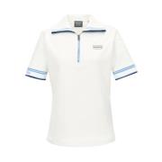 Sneldrogend poloshirt met korte mouwen Duvetica , Beige , Dames