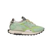 Mintgroene Sneaker - Stijlvol Comfort RUN OF , Green , Dames